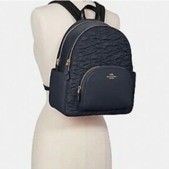 COACH Court Backpack With Ruching - Picture 6 of 11
